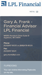 Mobile Screenshot of garyafrank.com